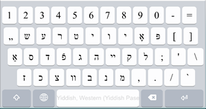 English to Yiddish Translation